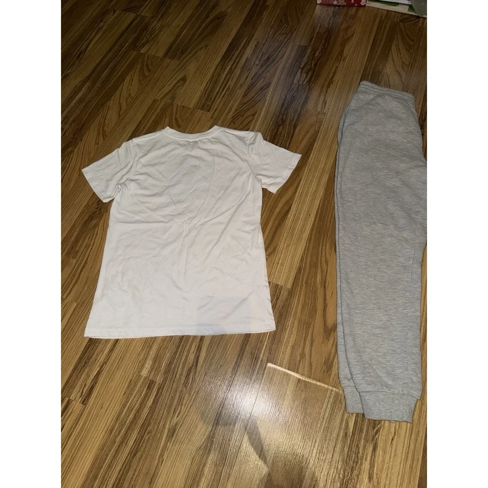 Champion Youth Set‎ Boy's Large Sweatpants Joggers T-shirt Cotton